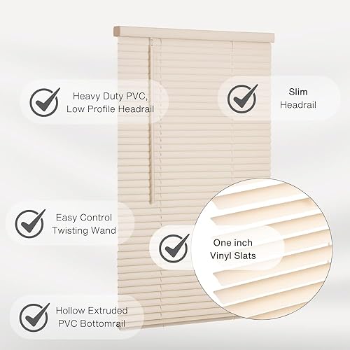 Miniatura 8 de Lotus & Windoware. Mini persiana de vinilo de 1.0pulgada.