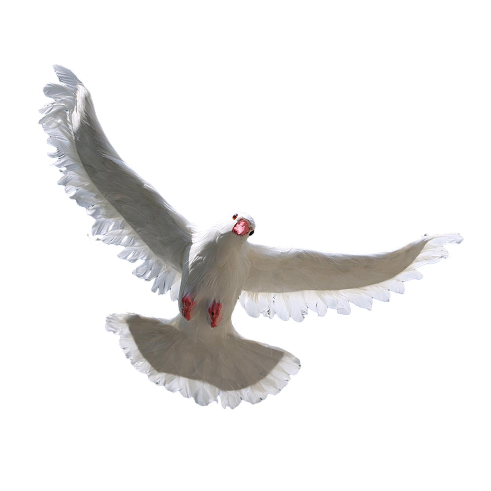 Palomas decorativas para dar un toque realista y natural a su patio