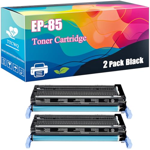 EP-85 Toner Cartridge Compatible with Canon LBP-2510 LBP-5500 LBP-85 Printers, High-Yield Ideal for High-Volume Printing (2 Pack Black)