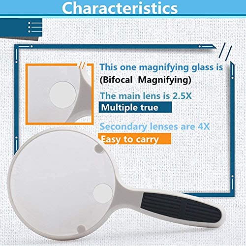Loupe double lentille 2,5X 4X portable pour laboratoire électronique - 7