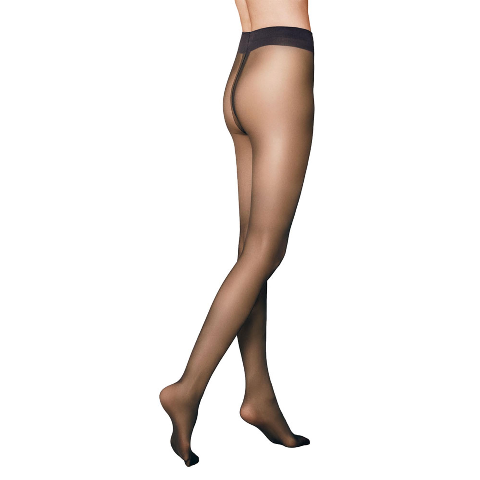 KUNERT Women's Shiny Fine Tights Leg Control, 40 Denier - Grey - 5/6 (Manufacturer size: 38/40)
