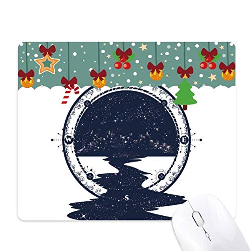 Tapis de souris en caoutchouc forêt Stars Creek pour bureau