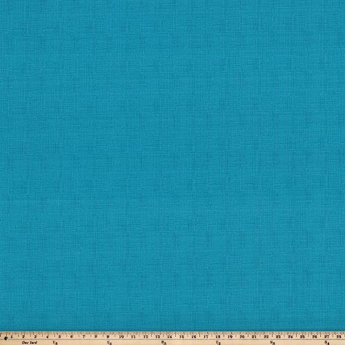 Pillow Perfect Monti Chino Solid Indoor/Outdoor One Piece Chair Cushion Deep Seat, Weather And Fade Resistant, Square Corner - 36.5" X 18", Blue #TOP3