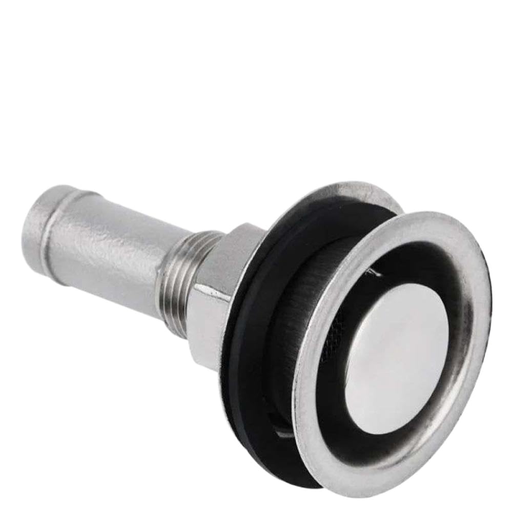 Marine Barca GAS Serbatoio Carburante Air Vent Acciaio Inossidabile 316 Montaggio A Incasso Attraverso Lo Scafo Serbatoio Vent Guarnizione di Montaggio Hardware Compatibile Con
