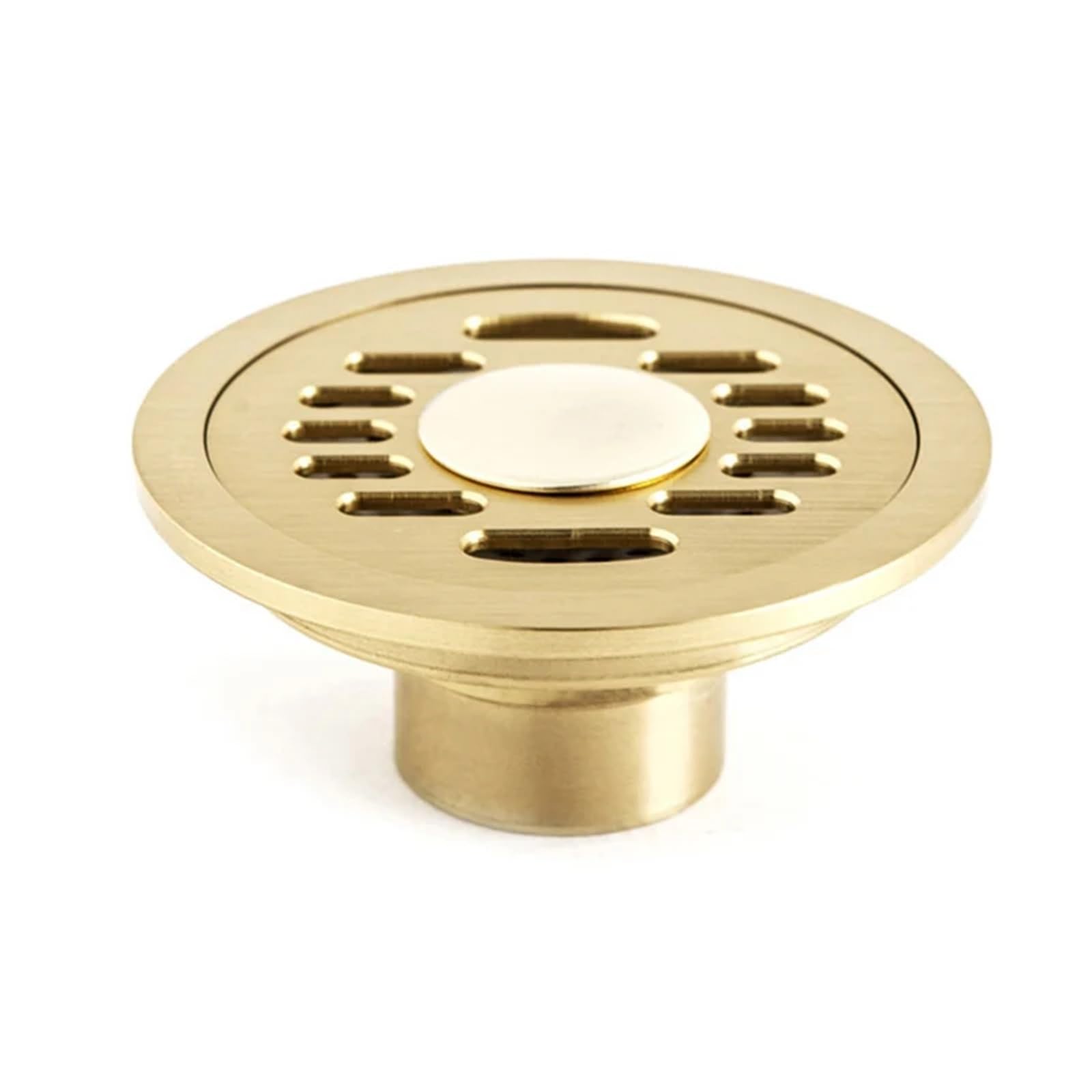 10cm Brass Round Floor Drain Cover Shower Waste Drainer Grate Floor Drain(Color3)