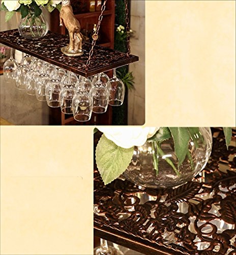 Suspension porte-verre à vin en métal pour libérer vos placards - 5