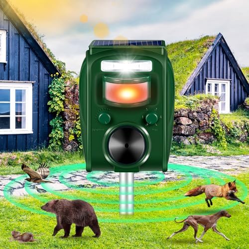 Ultrasonic Animal Repellent Deer Repellent Cat Repellent