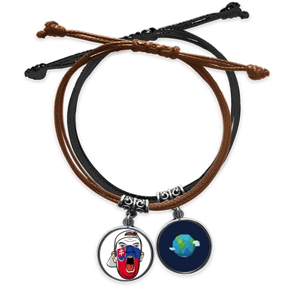 Pulsera bandera de Eslovaquia duradera y ligera para llevar tu identidad sin incomodidades 3