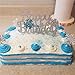 PuTwo 20 Counts Wedding Cake Decorating Frozen Cupcake Toppers Toothpicks, Sliver/Blue/Snow