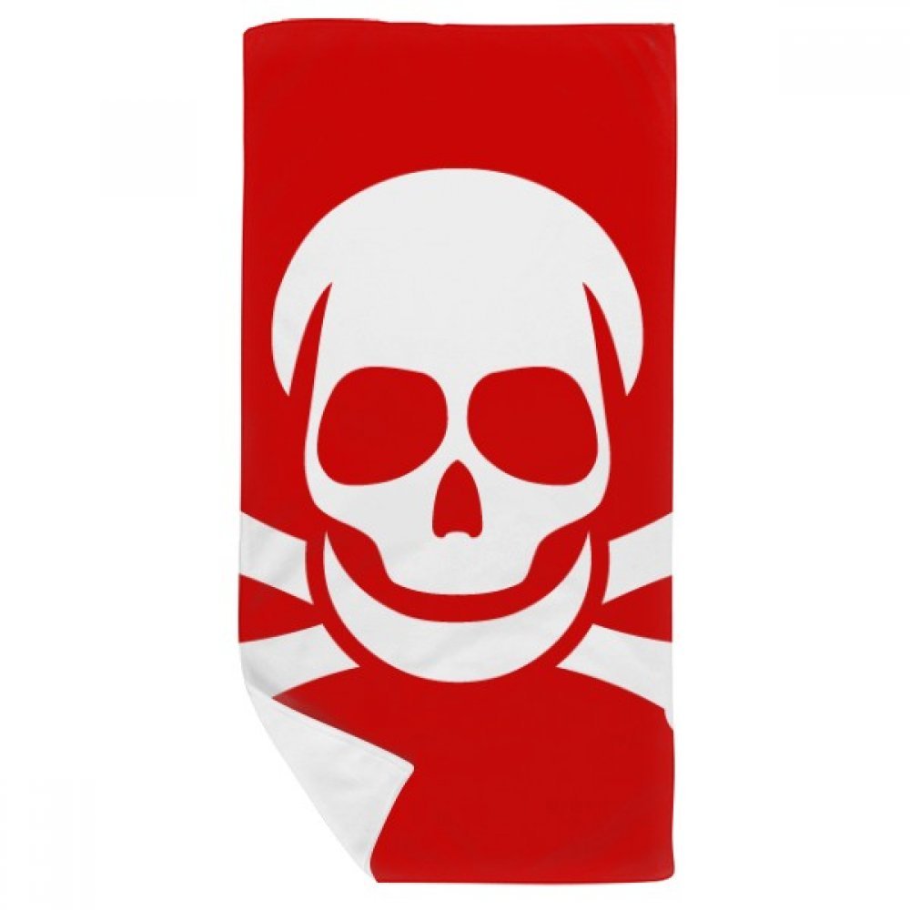 Serviette de bain Empoisonnement Place Rouge multicolore 35x70 cm