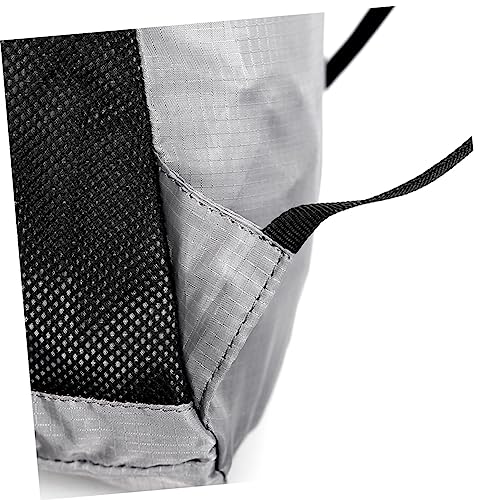 Mochila plegable impermeable ligera para senderismo y camping gris miniatura 7
