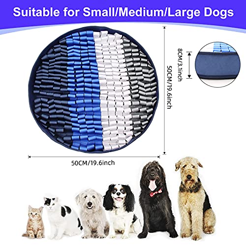 Snuffle Mat for Dogs:Pet Snuffle Feeding Mat Interactive Game for Boredom,Pet Puzzle Mat Encourages Natural Foraging… - Image 4