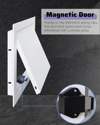 Trappe d'inspection cachée étanche avec fixations magnétiques pour carrelage - 4