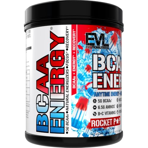 Image of EVL BCAA Energy Amino Acids Powder with Natural Caffeine - Rocket Pop