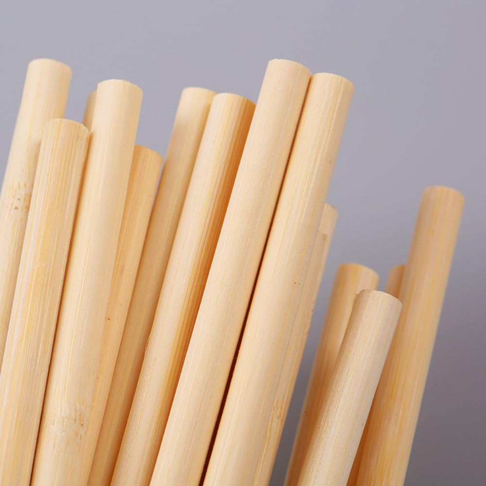 60 Stck 7mmx20cm Rund Bambusstbe,Bambus Rundholz Natrlicher  Holzstab-Holzstbchen,Lange Bastelhlzer Dnne Holzstab,DIY Holzstbe fr  Hochzeiten Gartenpartys Festliche Veranstaltungen,Holz : Amazon.de: Kche,  Haushalt & Wohnen