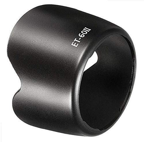Image of FND Camera Lens Hood Replacement for Canon Camera Lens, Bayonet Mount, Made ABS (Canon EF-S 55-250mm f /4-5.6 is II (ONLY) ET 60II)