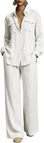 SamLng Matching Sets Women Clothing Fall Outfits For Palazzo Pants 2 Piece Sets 