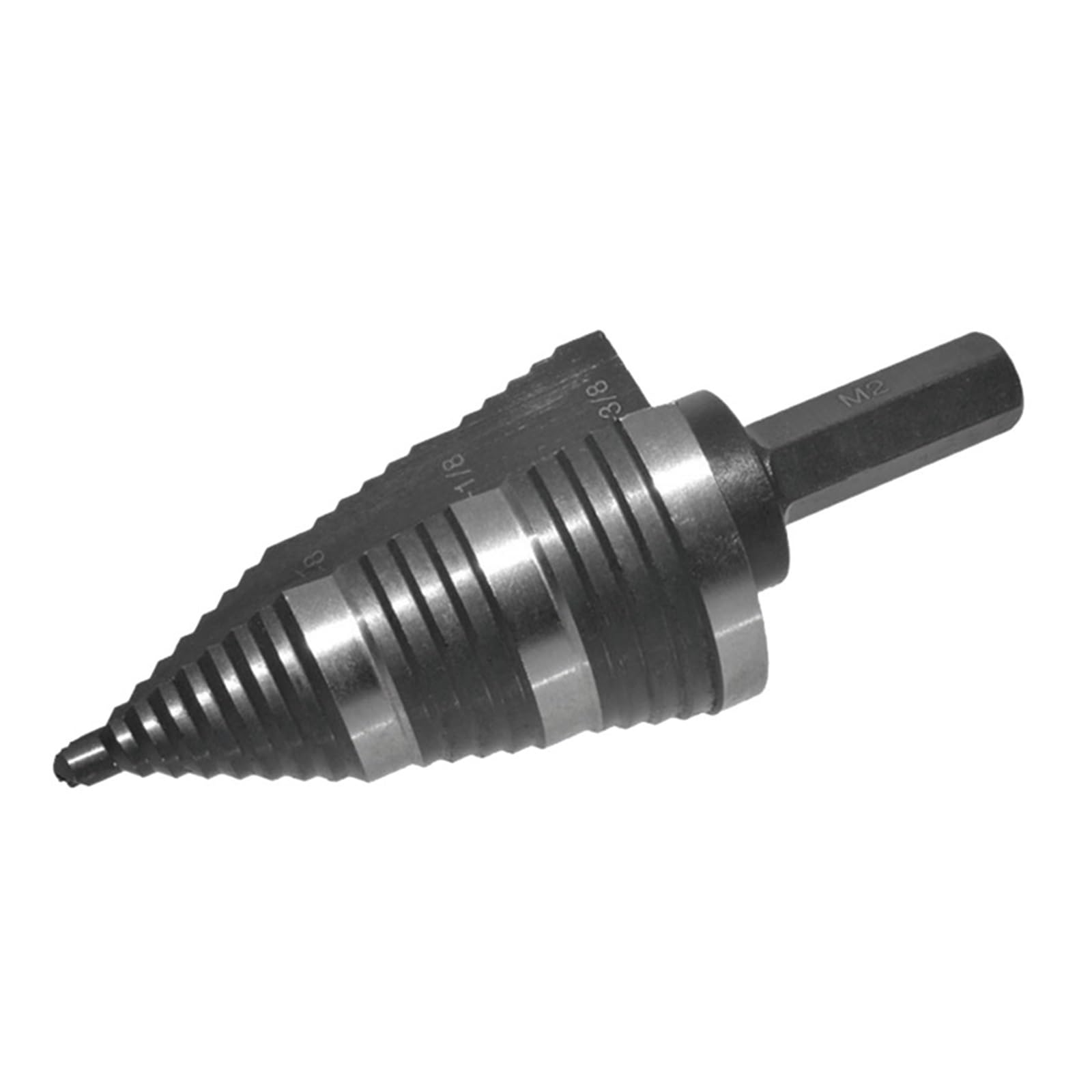 1pc 7/8 do 1-3/8 HSS 6542 powlekane tytanem szybsze wiercenie wiertło stopniowe Bit podwójnie karbowane metale plastikowe wiertła stożkowe do drewna