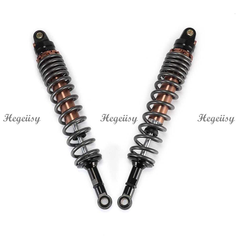 Hegeiisy 380mm 14.96 inch 8mm Molla Moto Universale Aria Ammortizzatori Ammortizzatore Sospensione Posteriore ATV Quad Scooter Dirt Bike For YZF-R1 YZF-R6 YZF-125 XC EXC XCF