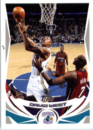 2004 05 Topps Basketball Card #119 David West New Orleans Hornets