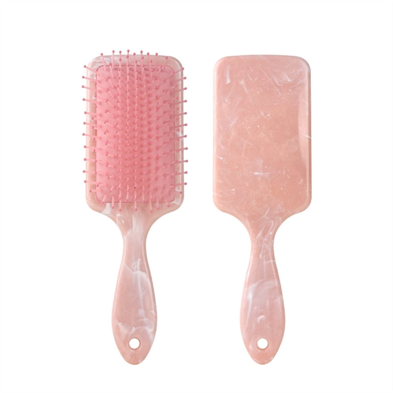 ADERFETBI Hair Comb Marble Pattern Hair Brush Comb Air Cushion Scalp Massage Combing Salon Styling Tool Men's and Women's Care(C)