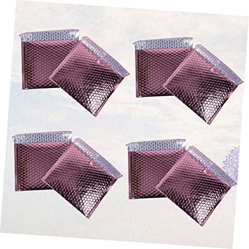 NUSITOU 75 Peças De Filme De Alumínio Rosado Bolha Bolsa De Transporte Expresso Envelope De Envelhec