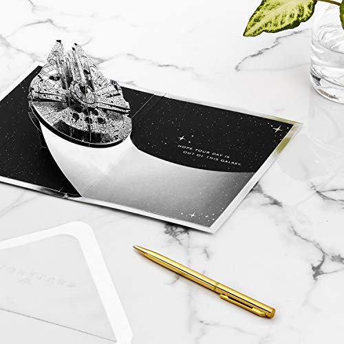 Hallmark Cartão Pop Up Signature Paper Wonder Star Wars para Dia dos Pais ou Aniversário (Millennium