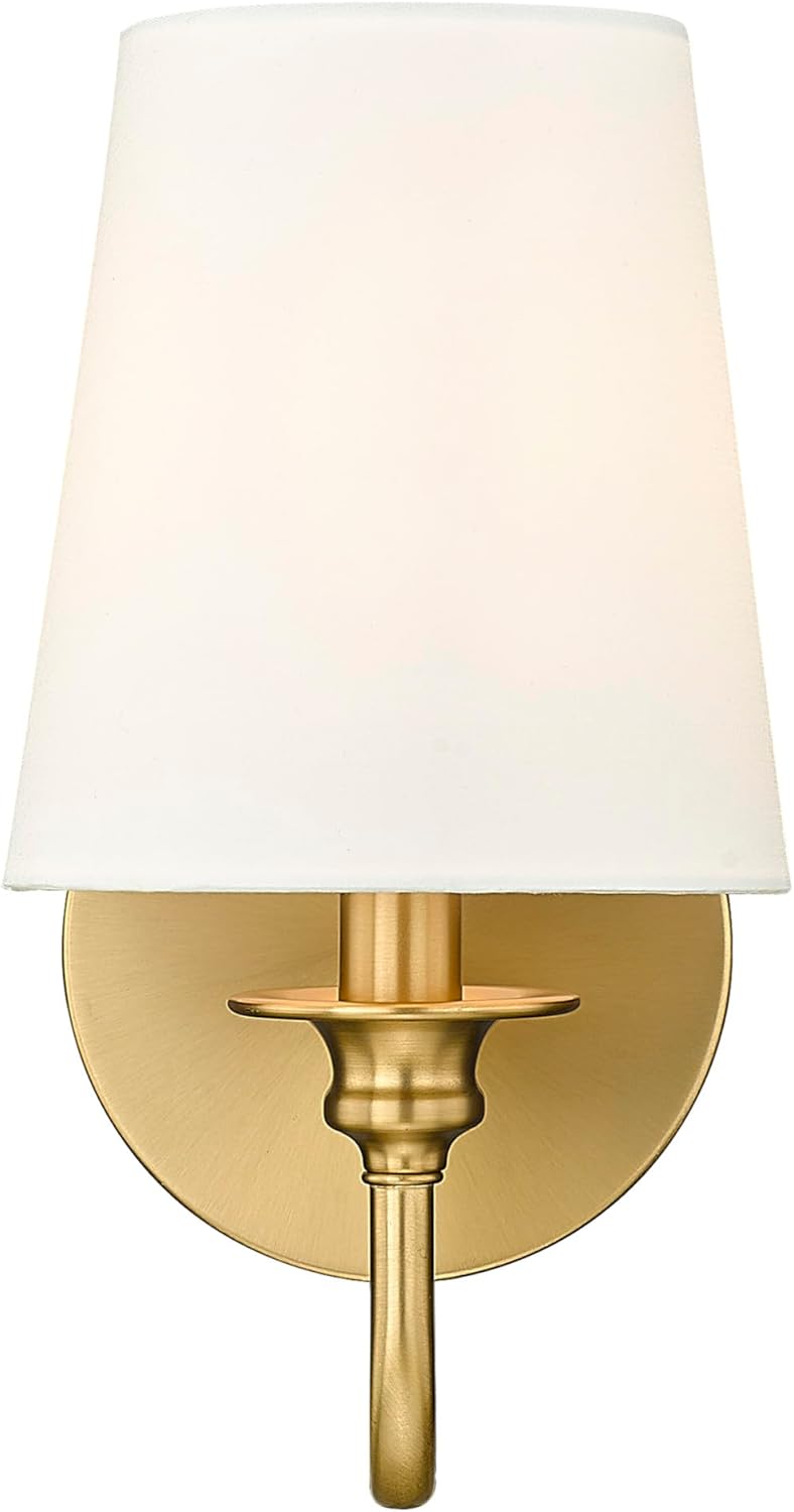 Z-Lite 7509-1S-MB Gianna Wall Sconce, 1-Light 60 Watts, Matte Black