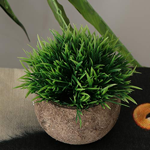 Serenable Árvore de Planta de Bonsai de Flor de Plástico Artificial com Decoração de Jardim - 3, 3,