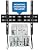 Mount-It! Ultra-Slim Fixed TV Wall Mount for 32–55 Inch Flat Screen TVs | Low Profile 1.1” Flush Design | VESA 200x200 to 400x400 | 77 lb Capacity | Quick Release Cords | 16” Stud Installation