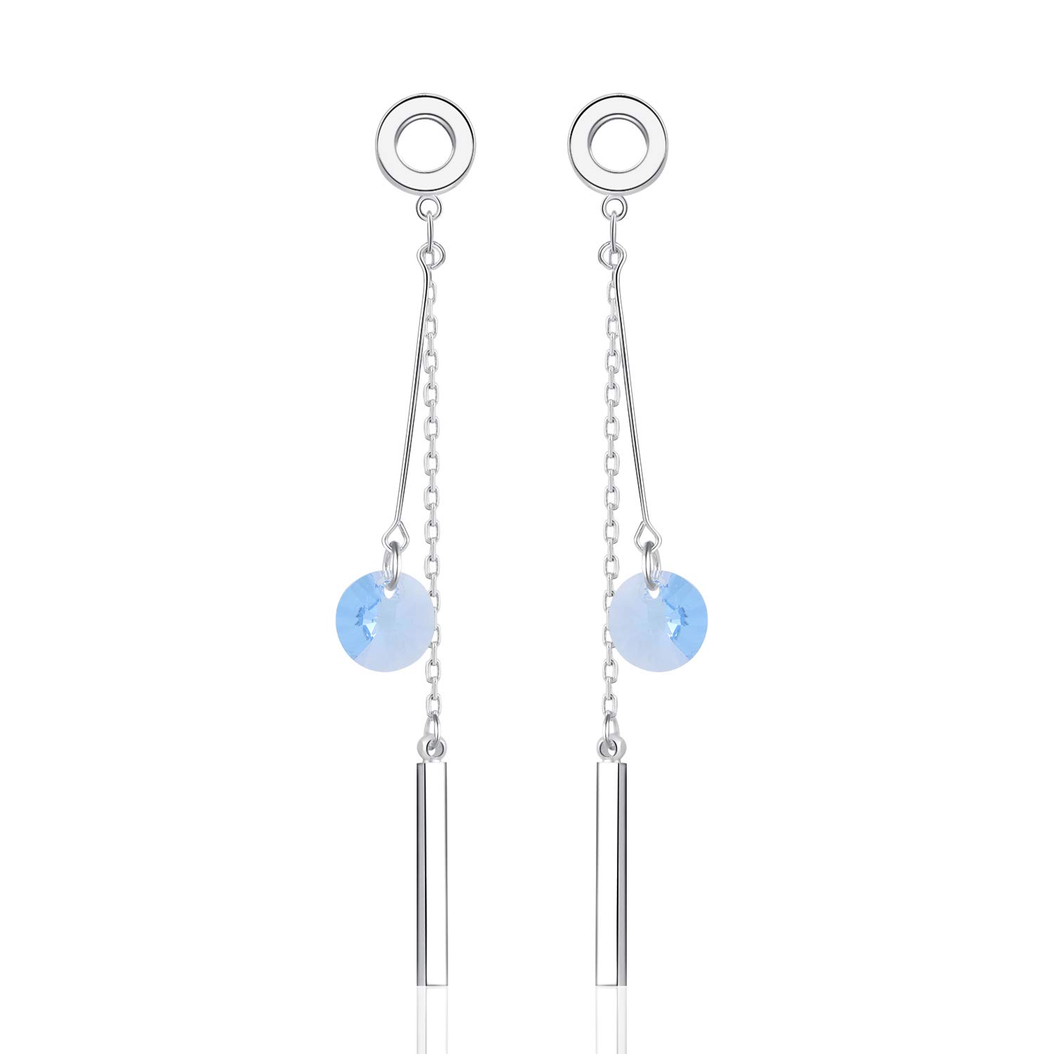 KruckelYou are Unique, always beautiful, full of joy, I love you with all my hearts earrings made with Swarovski® Crystal - 7131050