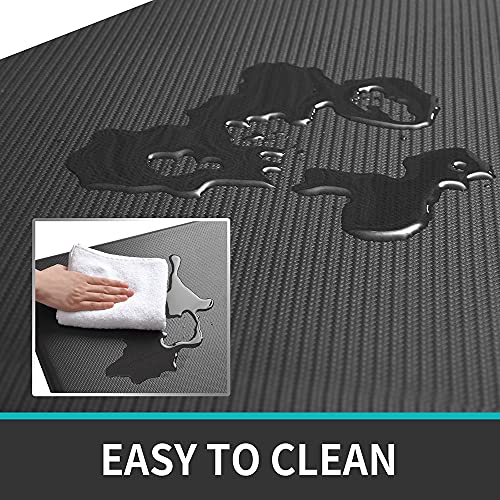 Dexi Anti Fatigue Kitchen Mat, 3/4 Inch Thick, Stain Resistant, Padded Cushioned Memory Foam Floor Comfort Mat For Home, Garage And Office Standing Desk, 39"X20", Black #TOP3
