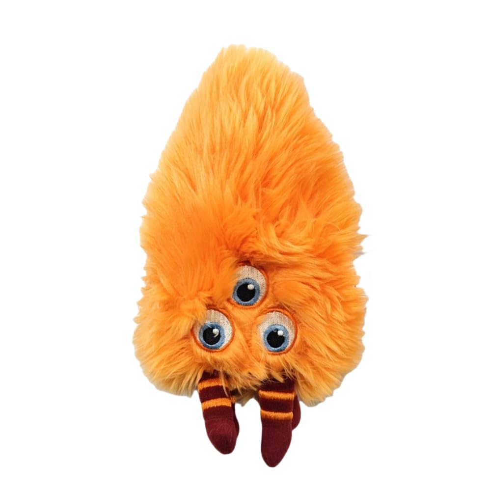 Amazon.com: JCSOUZHOU Chicken Little Orange 3 Eyed Alien Plush