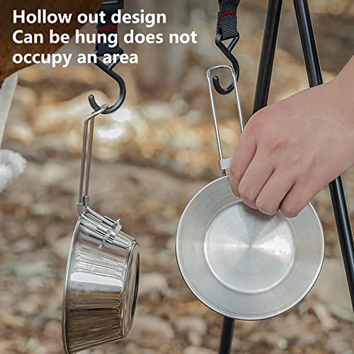 Meideli Camping Bowls Ultralight Folding Stainless Steel High Temperature Camping Cup Titanium Cup Sierra Cup Outdoor 1Pc #TOP3