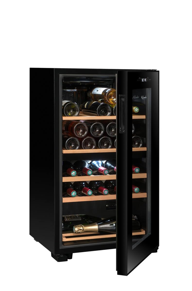 LA SOMMELIERE SLS32DZBLACK Cave de mise à température double zone 32 Bouteilles