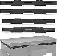 Vista 9 de Koutemie Protector contra el viento Blackstone de 17 pulgadas, accesorios de parrilla con protector térmico magnético, pantallas de viento de acero