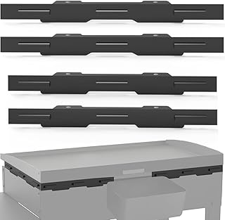 Koutemie Wind Guard for Blackstone 36" Griddle Accessories with Magnetic Grill Heat Shield, Heavy Duty Steel Wind Screens Compatible with Rear Grease Cup, Hood and Side Shelf, Black…