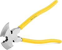 Vista 10 de Alicates de esgrima, 10 pulgadas, Alicates de valla multiherramienta, Herramientas de valla de alambre de púas, Cortador de cerca, Alicates