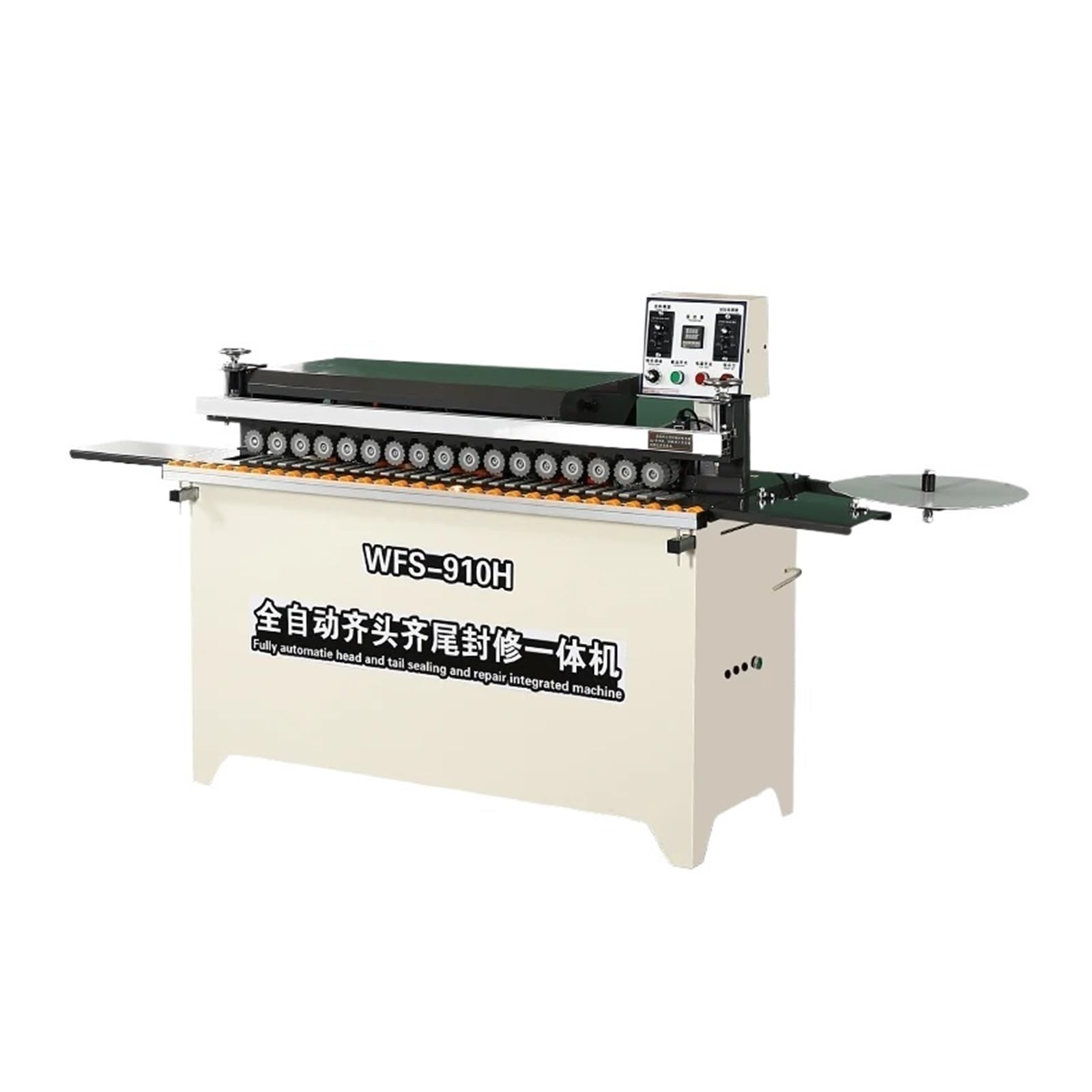 WFS-910 Fully Automatic Woodworking Edge Banding Machine Household Trimming and Polishing Speed and Efficiency Improvement