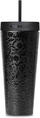 Miniatura 3 de HydroJug Vaso coctelero de acero inoxidable de 24 onzas, perfecto para batidos de proteínas, bebidas previas al entrenamiento, café helado, fácil de