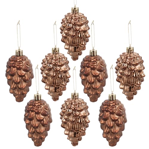 CHRWAKLE 8Pcs Christmas Pinecone Ornaments Fall...