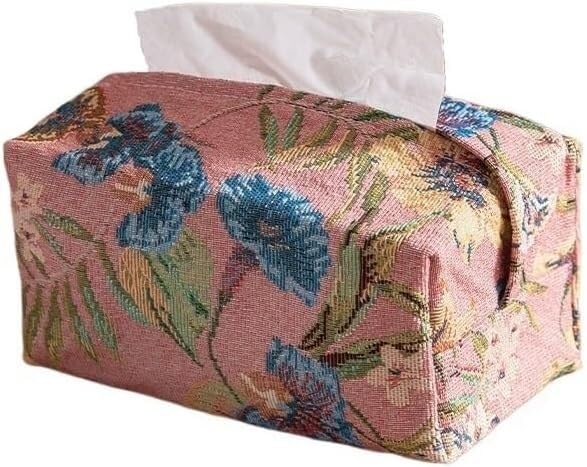 Couverture de boîte à mouchoirs en tissu pour cacher le carton de table