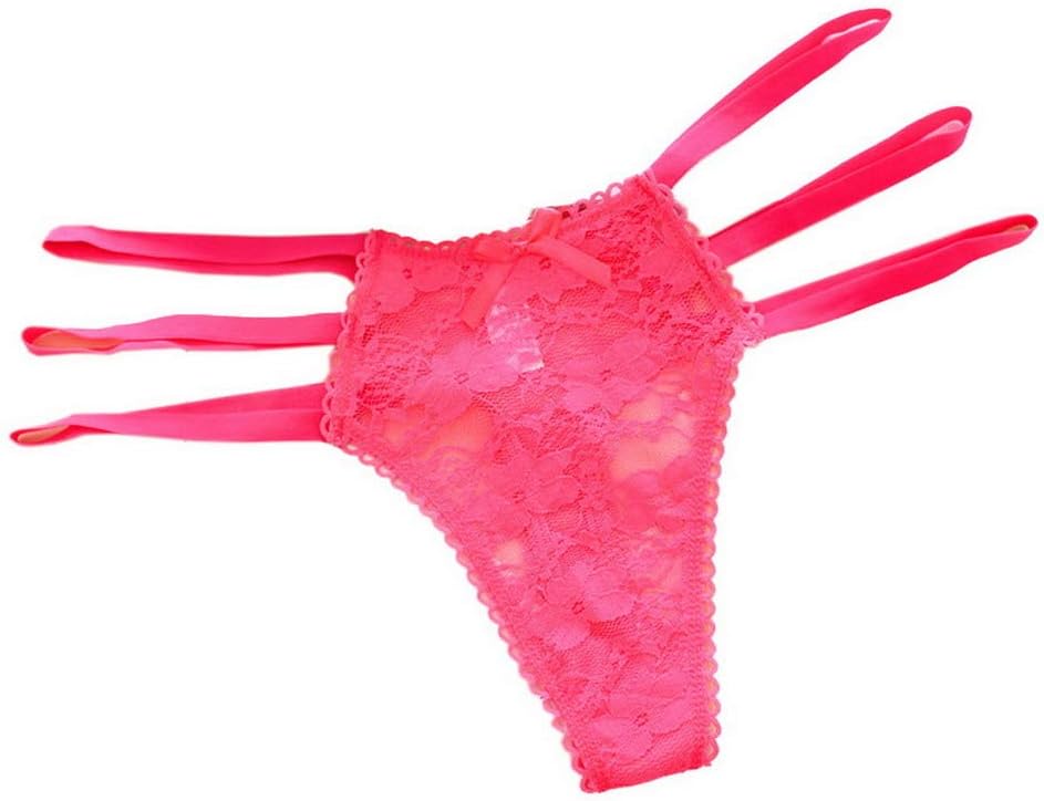 Women Underwear Elastic Band Briefs G String Lingerie B34