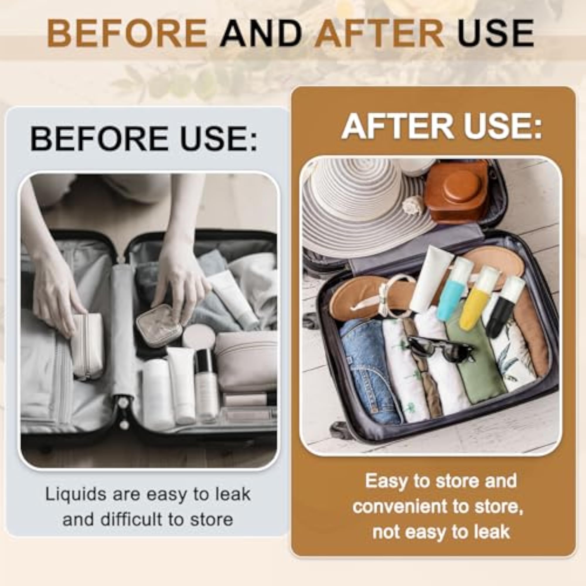 6 Pcs Silicone Bottle Covers for Travel