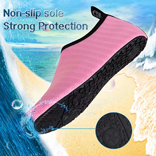 Image of YALOX Water Shoes Women's Men's Outdoor Beach Swimming Aqua Socks Quick-Dry Barefoot Shoes Surfing Yoga Pool Exercise