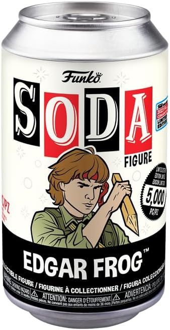 Funko Soda Vinyl: The Lost Boys - Edgar Frog Sealed Can with 1 in 6 Chance at Chase (NYCC 2023 Shared Exclusive)