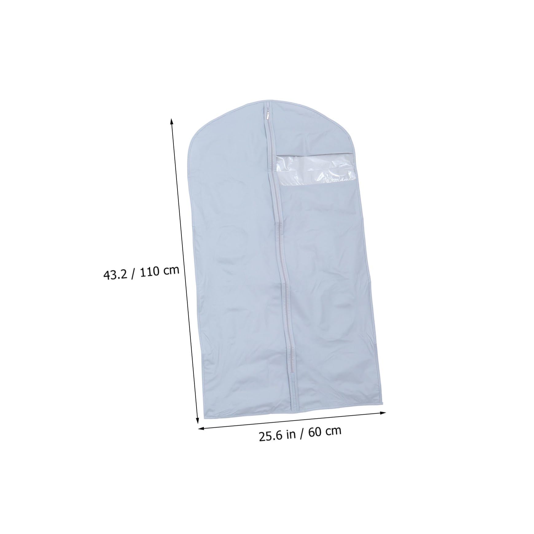 Funda Protectora para Ropa 5 Piezas Plástico Translúcido Anti Polvo