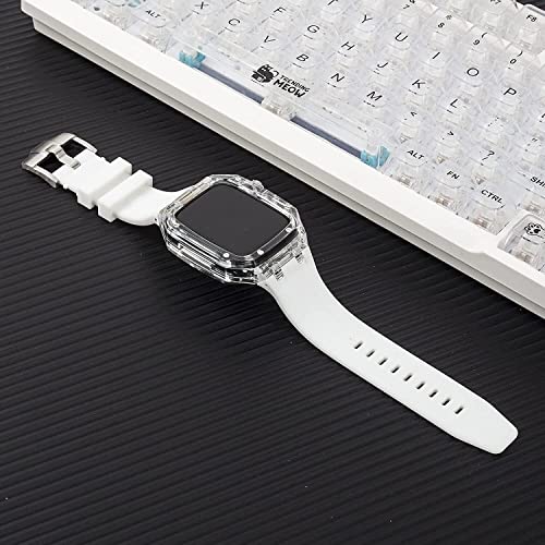 Eviter rayures Apple Watch coque intégrale silicone 45mm