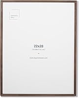 Vista 101 de Opposite Wall - Portarretratos de madera de roble macizo oscuro de 16 x 20 pulgadas - Ligero, versátil e inastillable - Póster o marco de fotos