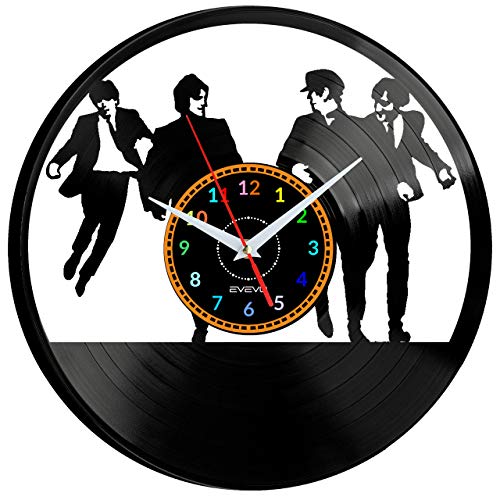 The Beatles Horloge murale en vinyle avec disque vinyle rétro Grande horloge style pièce Décoration d’intérieur Cadeau… - Les Beatles, Paul McCartney, John Lennon, RIngo Starr, George Harrison The Beatles Horloge murale en vinyle avec disque vinyle rétro Grande horloge style pièce Décoration d'intérieur Cadeau… – Image 5